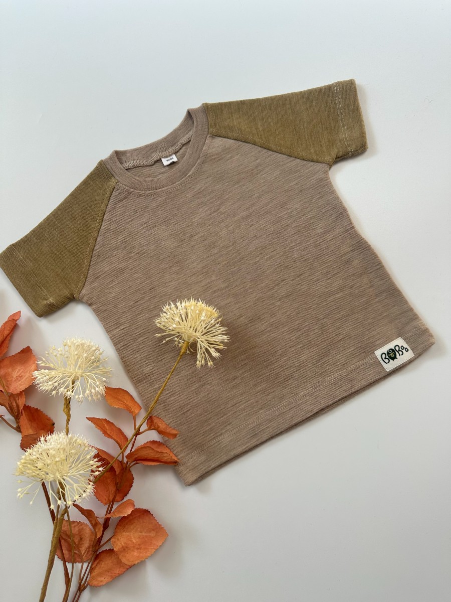 T-SHIRT MERINO DWA KOLORY