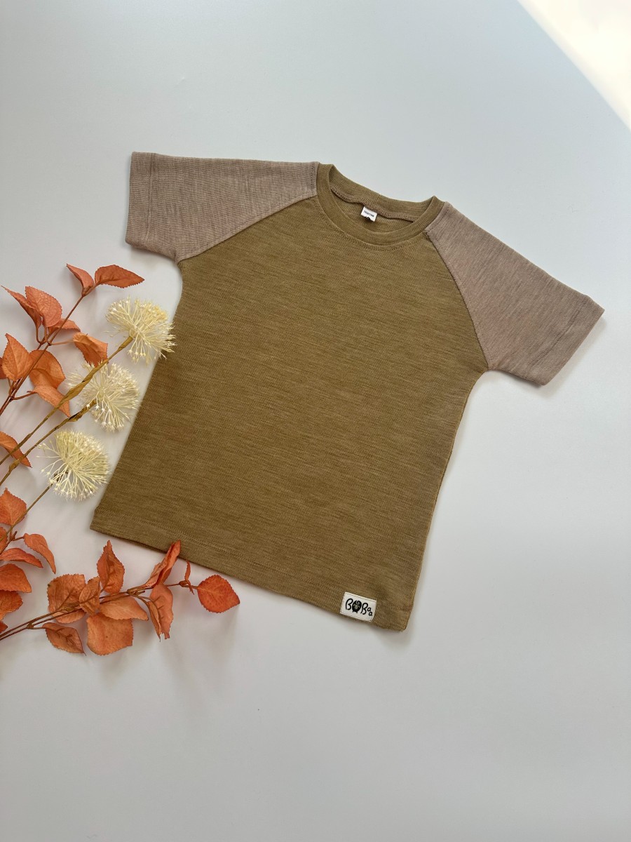 T-SHIRT MERINO DWA KOLORY