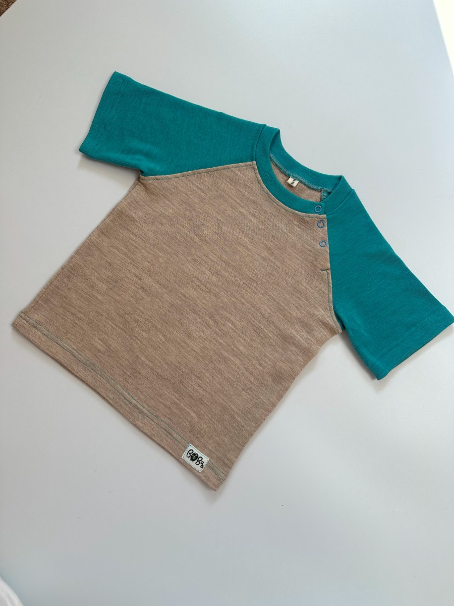 T-SHIRT MERINO DWA KOLORY