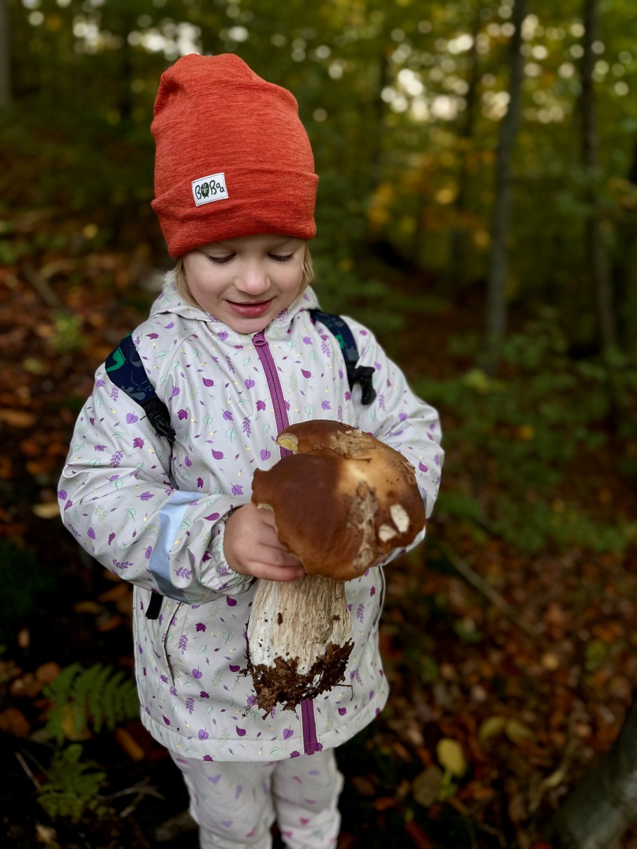 ZESTAW CZAPKA KOMIN POMARAŃCZOWY MERINO WOOL - obrazek 6