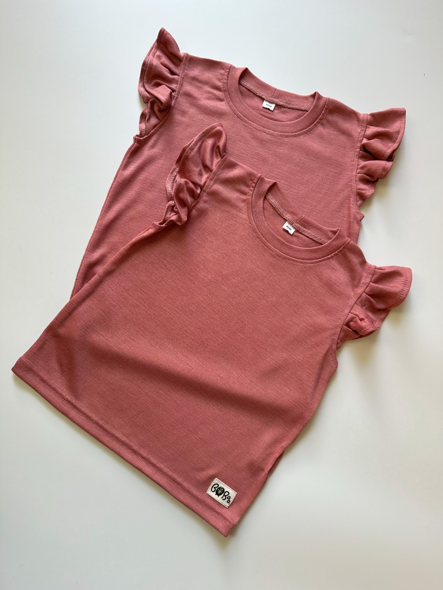 KOSZULKA ZE SKSZYDEŁKAMI MERINO JEDWAB - obrazek 3