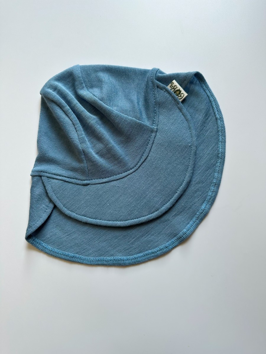 PANAMKA NIEBIESKA MERINO JEDWAB