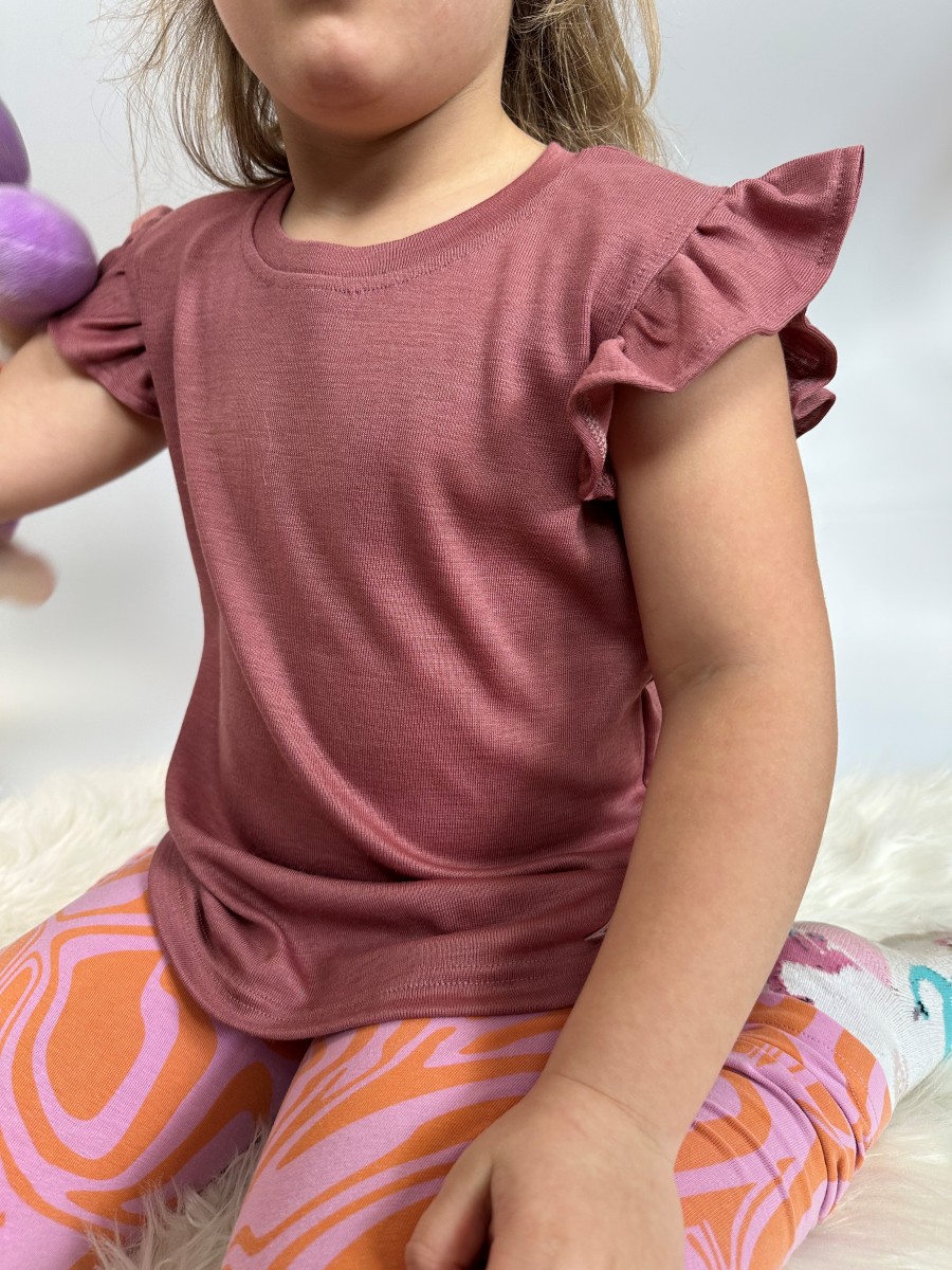 KOSZULKA ZE SKSZYDEŁKAMI MERINO JEDWAB - obrazek 5