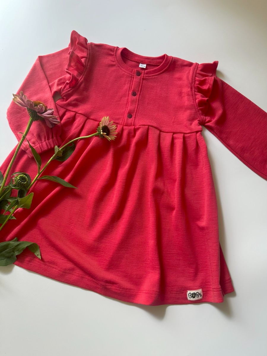 SUKIENKA RÓŻOWA 100% MERINO
