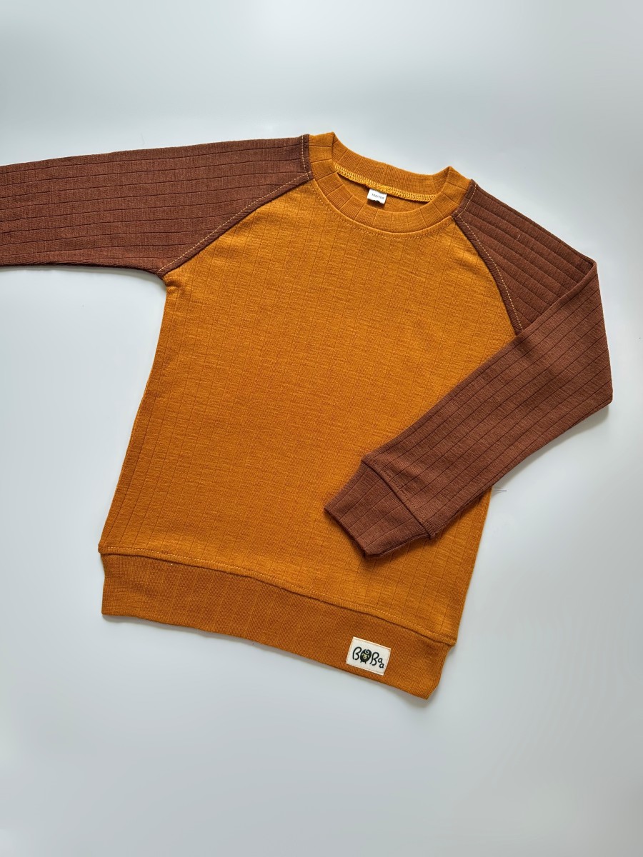 BLUZKA ŻÓŁTO-BRĄZOWA3 KOLORY