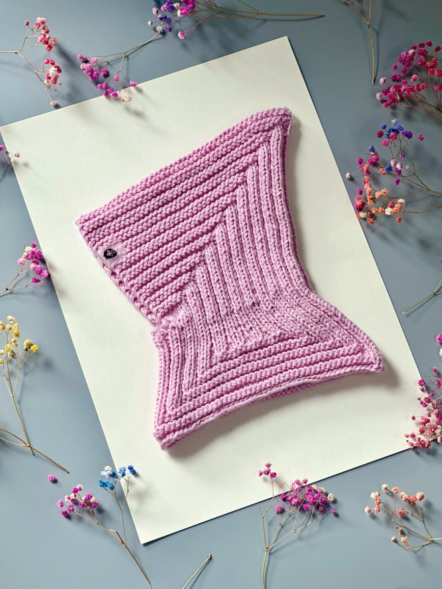 CZAPKA KRASNOLUDKA 100% MERINO RÓŻOWA