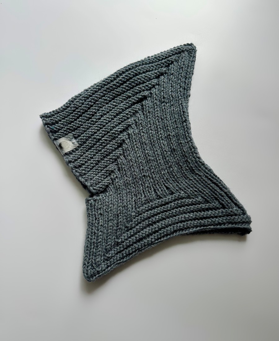 CZAPKA KRASNOLUDKA 100% MERINO SZARA