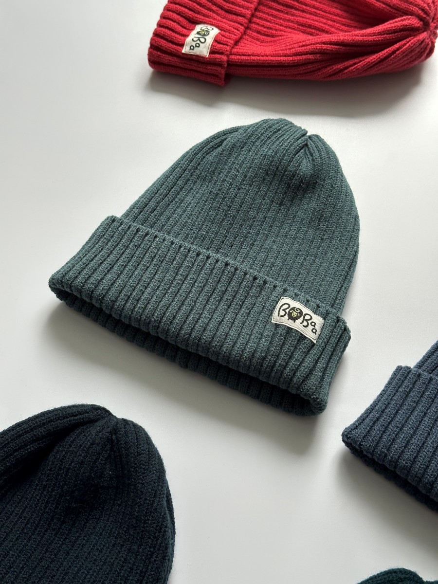 CZAPKA MERINO DLA DOROSŁYCH I DZIECI MIĘTA