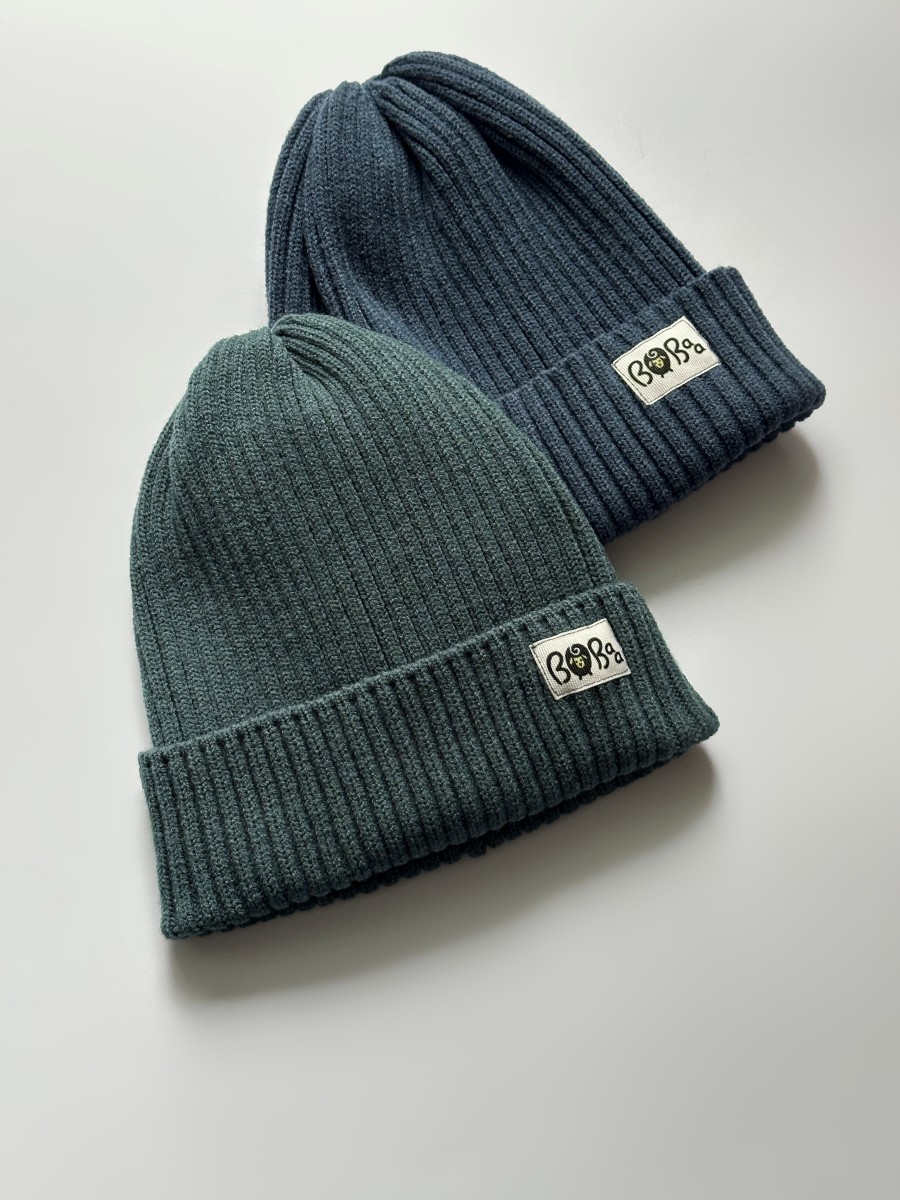 CZAPKA MERINO DLA DOROSŁYCH I DZIECI MIĘTA - obrazek 3