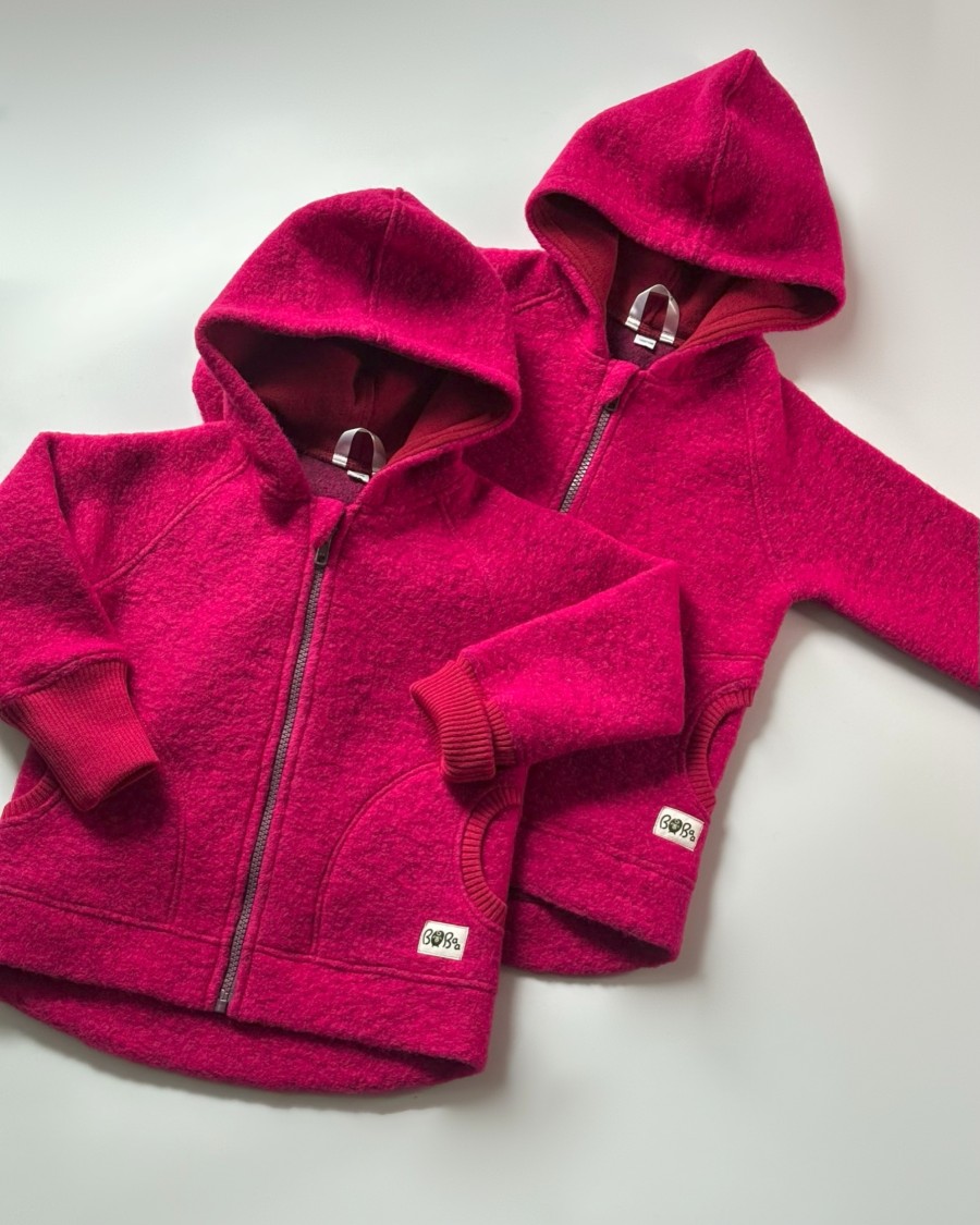 KURTKA MERINO FUKSJA