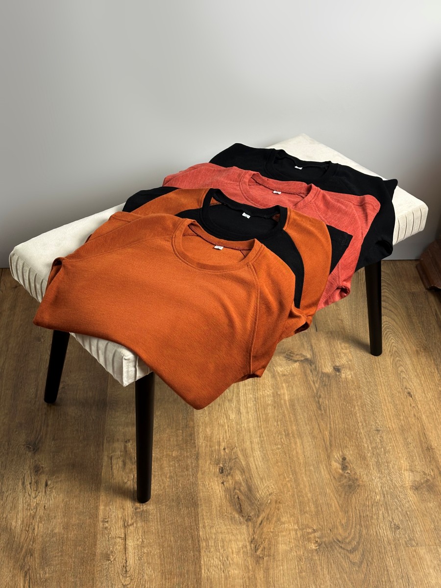 KOSZULKA DLA KOBIET MERINO RUDA 100% MERINO - obrazek 4